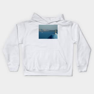 Santorini caldera Kids Hoodie